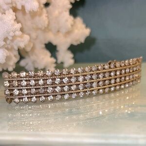 A. BROD Vintage Rhinestone French Barrette RARE